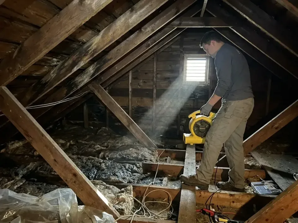 attic-water-damage-drying-proc-007 — frequently asked questions, Emergency Water Extraction & 24/7 Flood Response in Hearne,…